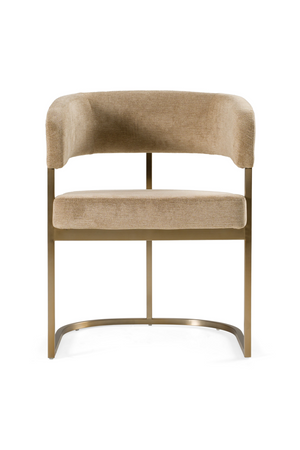  Brass-Framed Dining Side Chair | Oroa.com