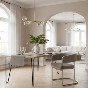   Brass-Framed Dining Side Chair | Oroa.com