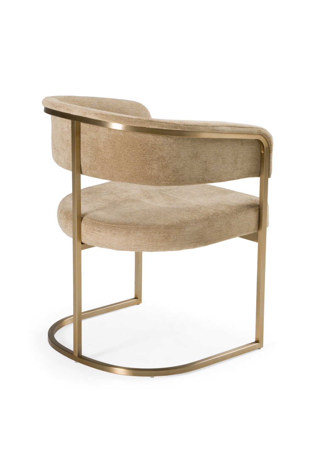   Brass-Framed Dining Side Chair | Oroa.com