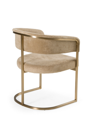   Brass-Framed Dining Side Chair | Oroa.com