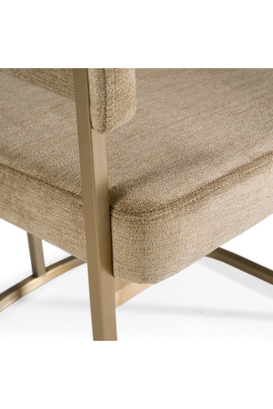  Brass-Framed Dining Side Chair | Oroa.com