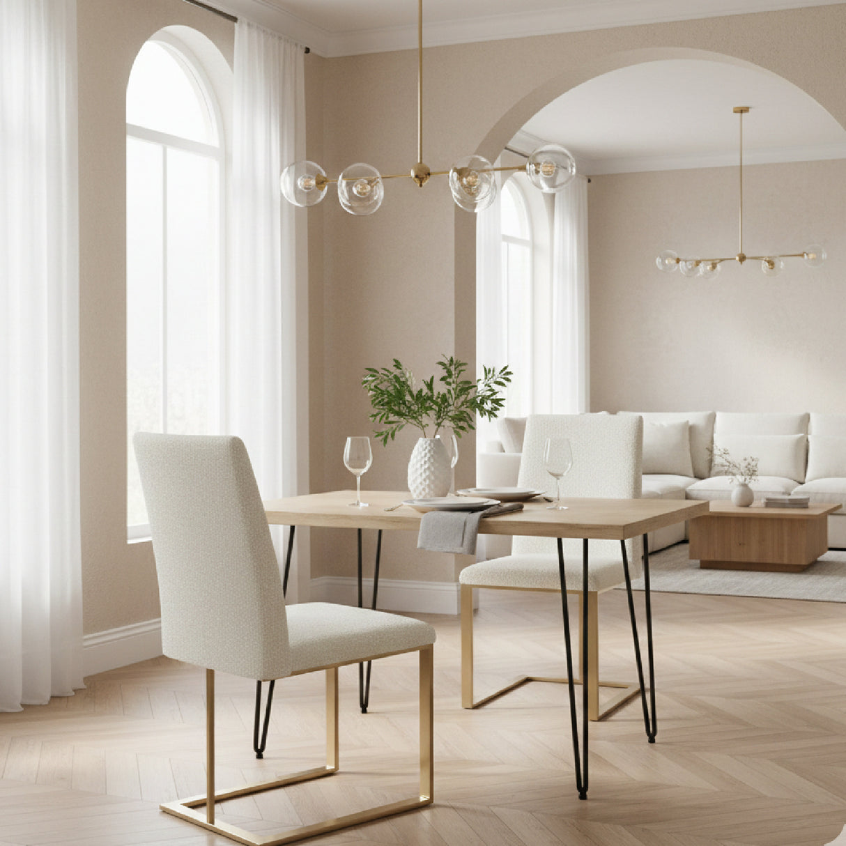   Cantilevered Minimalist Dining Chair | Oroa.com