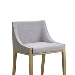   Gray Fabric Bar Stool | Oroa.com