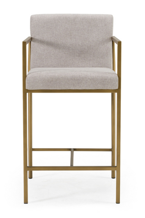   Brass Framed Counter Stool | Oroa.com