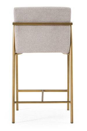   Brass Framed Counter Stool | Oroa.com