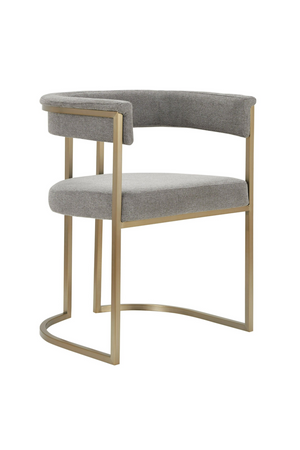   Gray Curved Dining Chair | Oroa.com