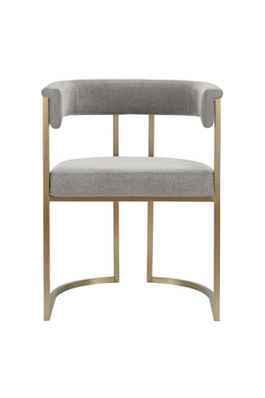  Gray Curved Dining Chair | Oroa.com