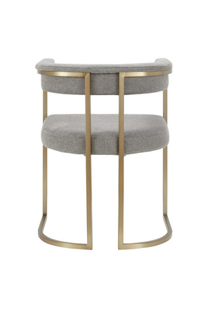   Gray Curved Dining Chair | Oroa.com
