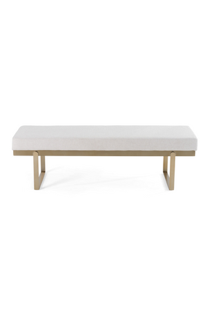   White Upholstered Dining Bench | Oroa.com