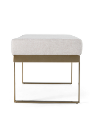   White Upholstered Dining Bench | Oroa.com