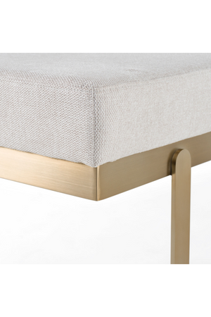   White Upholstered Dining Bench | Oroa.com