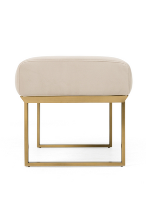   Beige Channeled Dining Bench | Oroa.com