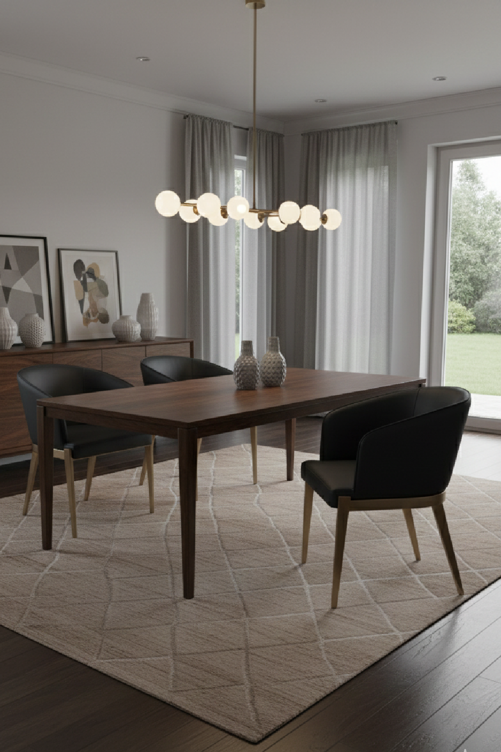   Gray Vegan Leather Dining Chair | Oroa.com