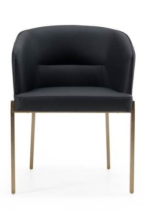   Gray Vegan Leather Dining Chair | Oroa.com
