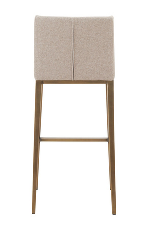   Beige Sloped-Arm Bar Stools (2) | Oroa.com