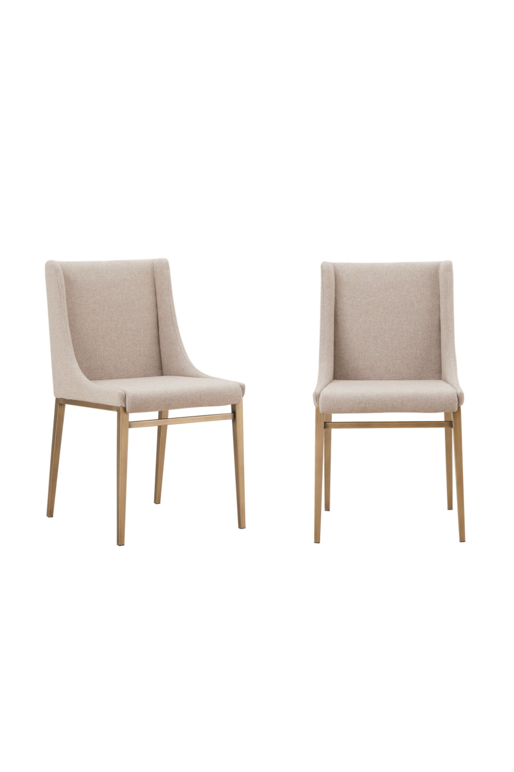   Sloped Arm Dining Chair Set (2) | Oroa.com