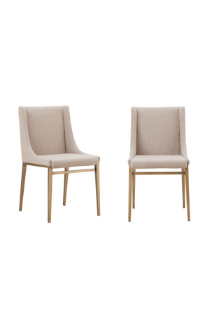   Sloped Arm Dining Chair Set (2) | Oroa.com