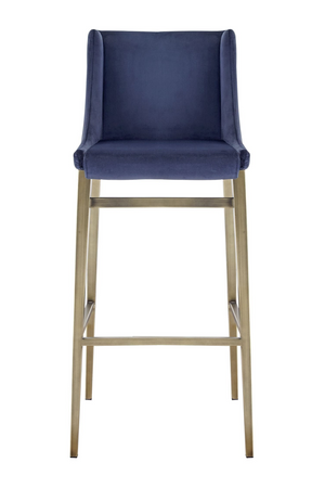   Blue Velvet Bar Stools (2) | Oroa.com