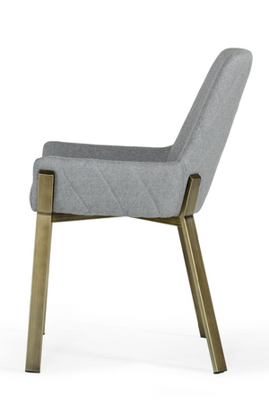   Gray Upholstered Dining Chair | Oroa.com
