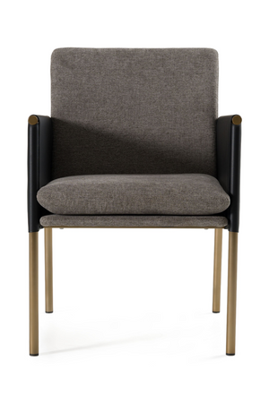   Gray Vegan Leather Dining Chair | Oroa.com