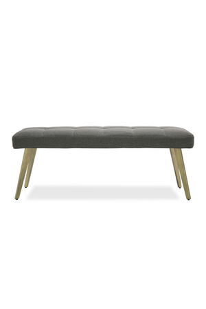   Gray Woven Fabric Bench | Oroa.com