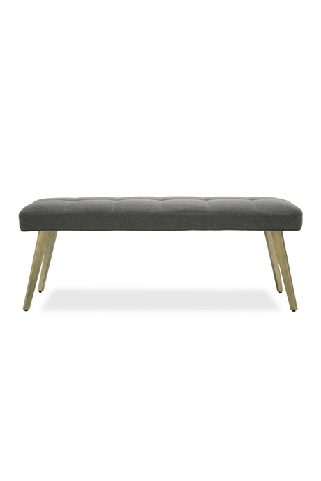  Gray Woven Fabric Bench | Oroa.com