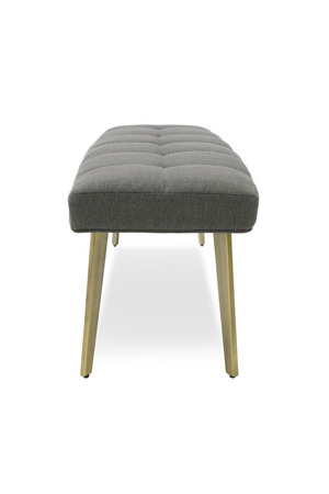   Gray Woven Fabric Bench | Oroa.com