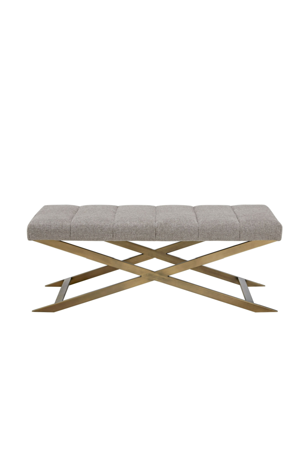   Gray Fabric Bench | Oroa.com