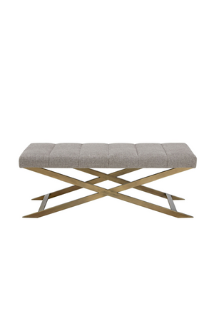   Gray Fabric Bench | Oroa.com