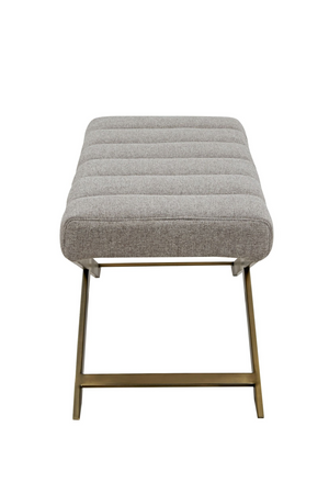   Gray Fabric Bench | Oroa.com