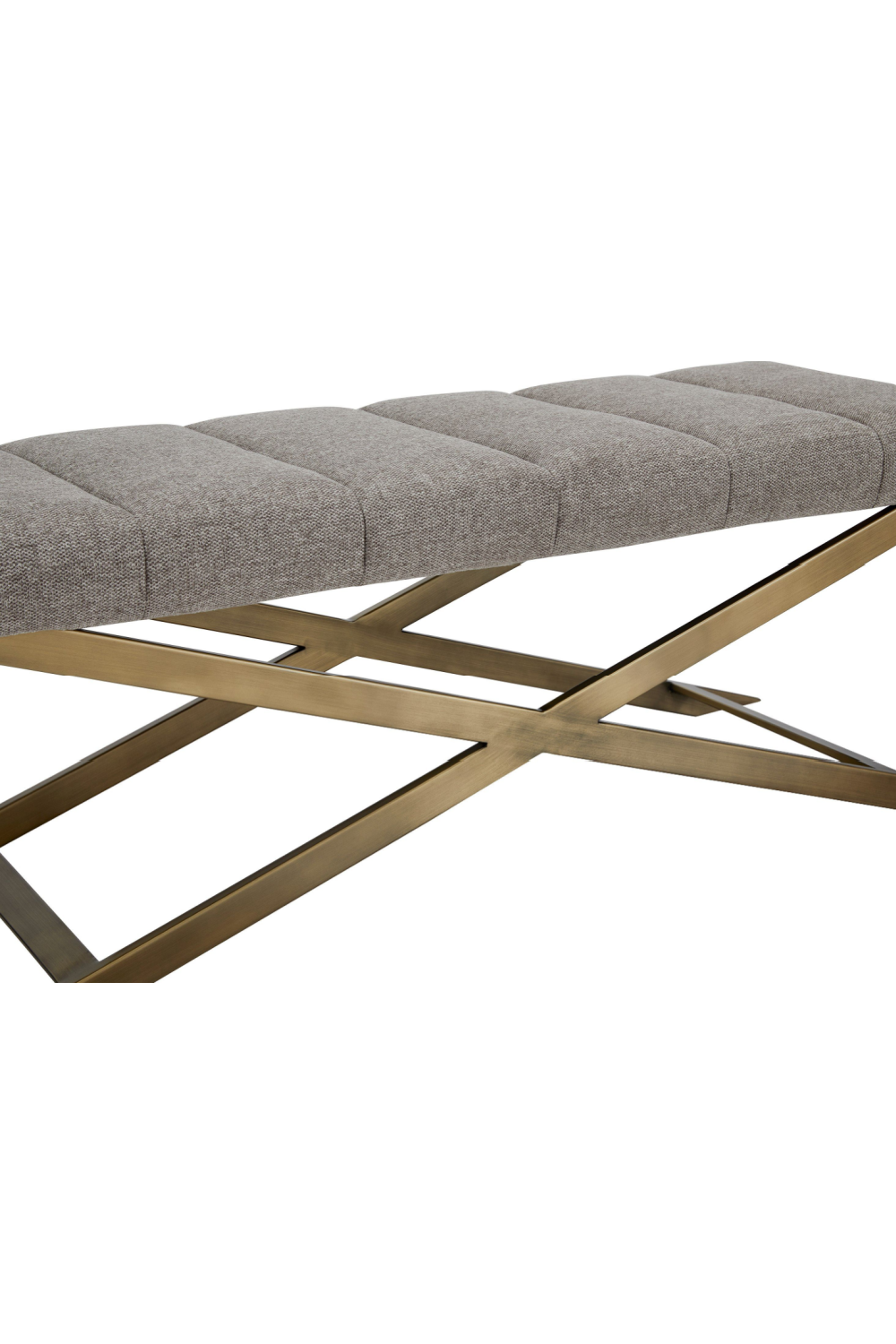   Gray Fabric Bench | Oroa.com
