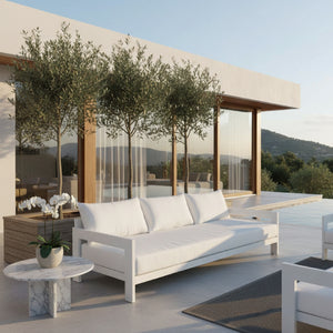   Aluminum-Framed Outdoor Sofa | Oroa.com