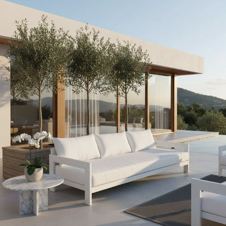   Aluminum-Framed Outdoor Sofa | Oroa.com