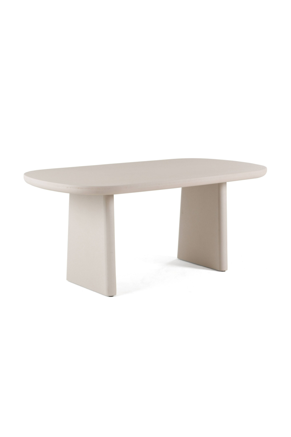   Gray Oval Dining Table | Oroa.com