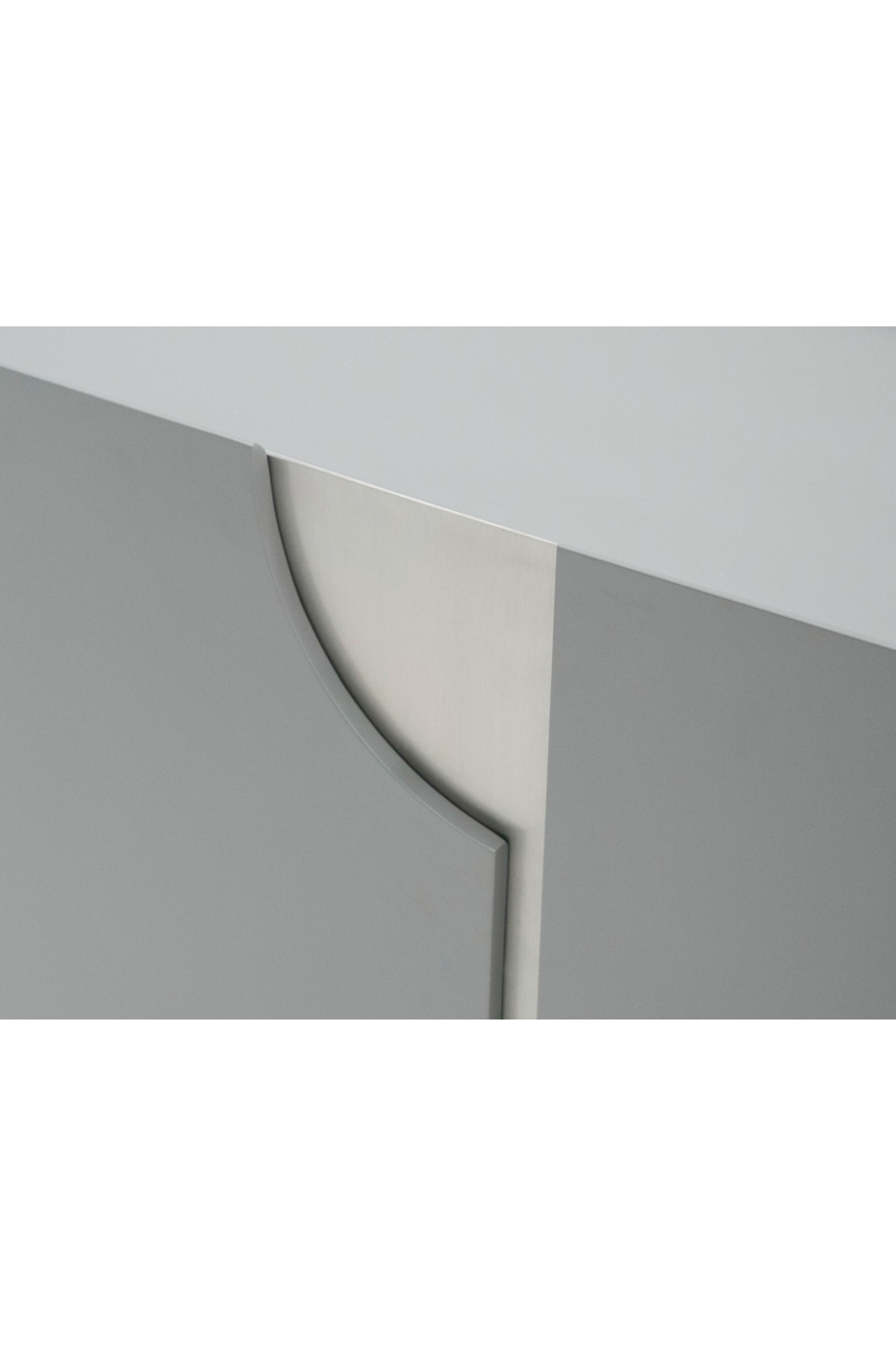   Matte Gray 3-Door Sideboard | Oroa.com