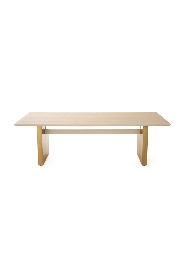 Cream Ash Veneer Dining Table | OROA Modern Angus | Oroatrade.com