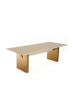   Cream Ash Veneer Dining Table | Oroa.com