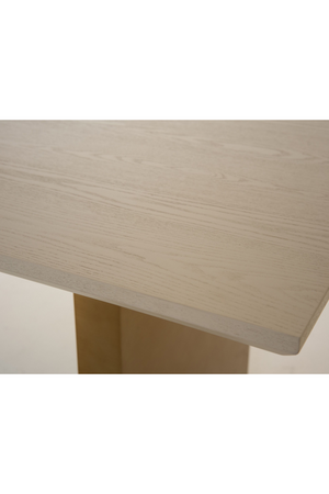   Cream Ash Veneer Dining Table | Oroa.com