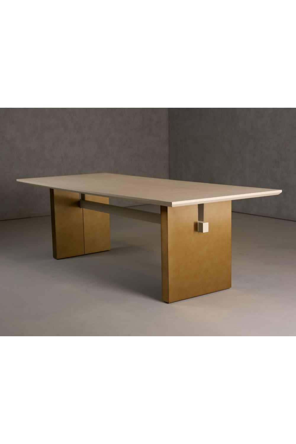   Cream Ash Veneer Dining Table | Oroa.com