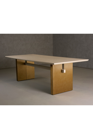   Cream Ash Veneer Dining Table | Oroa.com