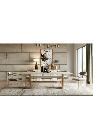   Cream Ash Veneer Dining Table | Oroa.com