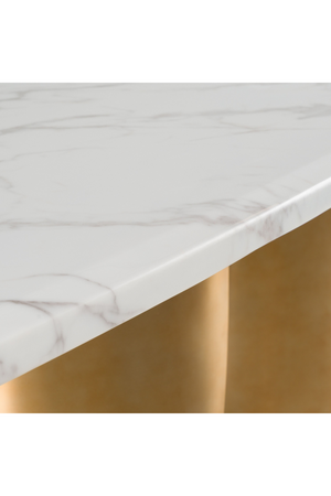   White Marble Dining Table | Oroa.com