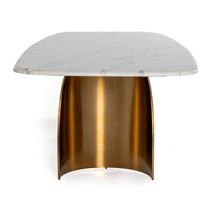   White Marble Dining Table | Oroa.com