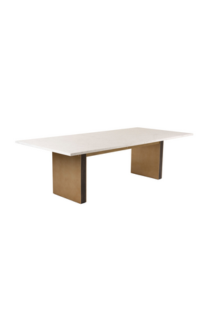   White Marble Rectangular Dining Table | Oroa.com
