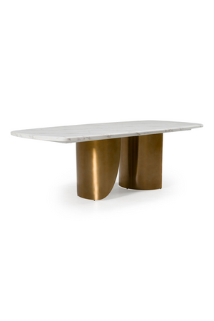   White Marble Dining Table | Oroa.com