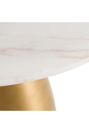   Gold Base Marble Dining Table | Oroa.com