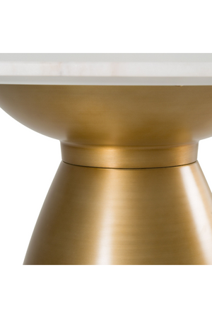   Gold Base Marble Dining Table | Oroa.com