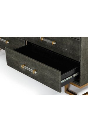   Gray Shagreen 6-Drawer Dresser | Oroa.com