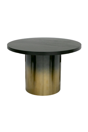   Black Ash Round Dining Table | Oroa.com