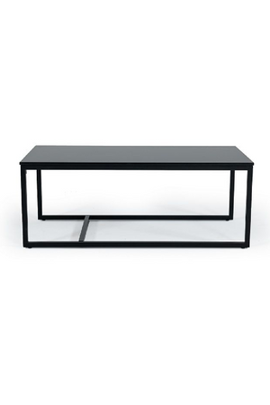   Rectangular Black Marble Coffee Table | Oroa.com
